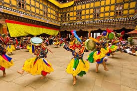 Punakha Tshechu Festival Bhutan – Sacred Mask Dances at Punakha Dzong Courtyard